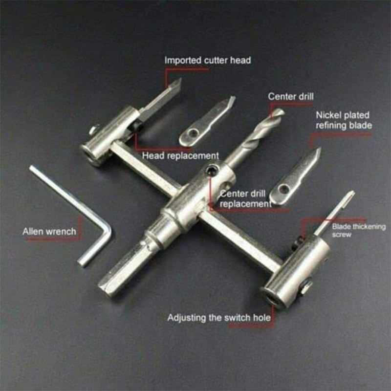 Boxonly Hole Saws Drill Bits Round Cutting Wood Cutter 40-300mm