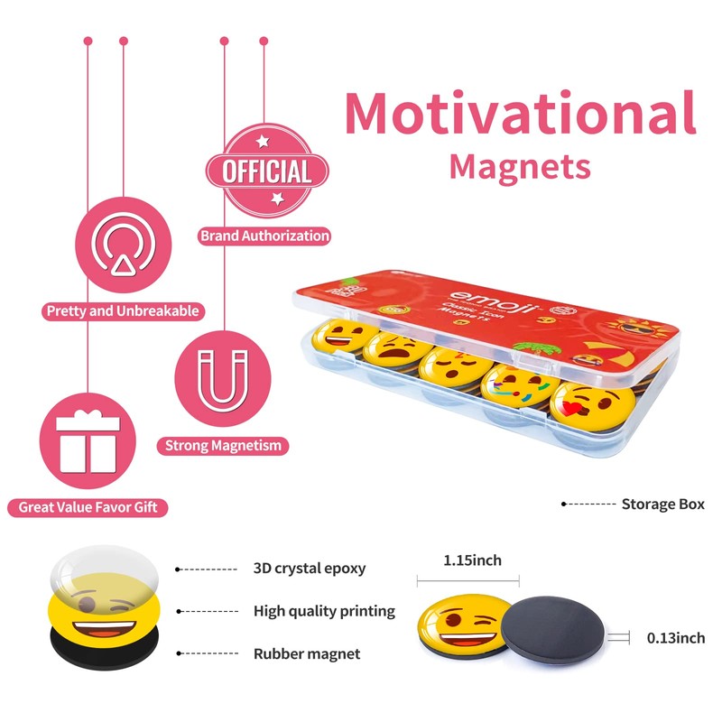 MORCART 30 x Fridge Magnets