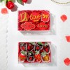 SLShePack 20PCS 8x5x2 Inch Clear Cookie Boxes Chocolate Covered Strawberry
