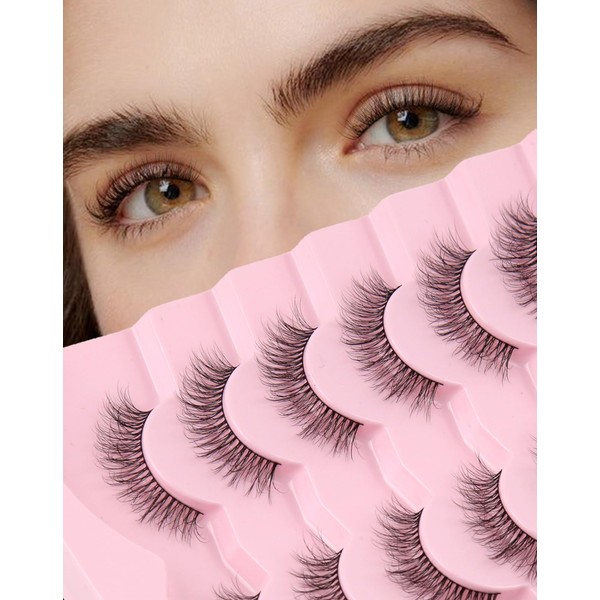 Onlyall Lashes Wispy False Eyelashes Mink Lashes Natural Look Eyelashes