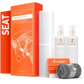 Luxshield Car Door Sill Protectors for Seat Ibiza 5 (V) 6F I 2017-2024 - Paint Protection Film for Car Kick Plates Panel Covers Clear Transparent