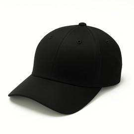 Black Snapback Baseball Cap – Adjustable Unisex Hat for Everyday Wear