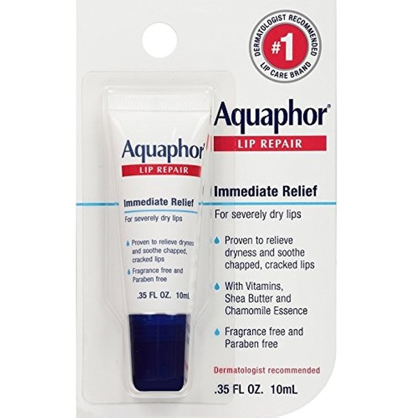 Aquaphor Lip Repair .35 Fluid Ounce Carded Pack kfNMoh, 16 Pack (0.35 oz)