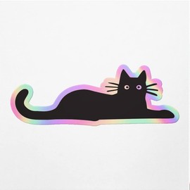 Holographic Decal Stickers of Cat Silhouette 1 Premium Waterproof Vinyl Decal Stickers for Laptop Phone Accessory Helmet Car Window Mug Tuber Cup Door Wall Decoration ANDVER304810bHO