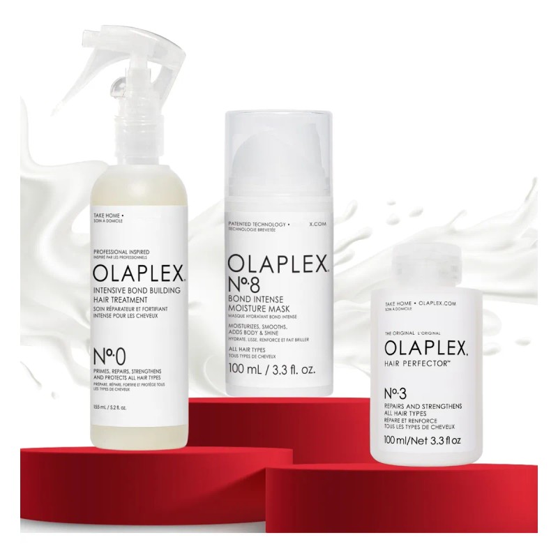Kit Tratamiento Cabello Olaplex No.0 Con No.3 Y No.8