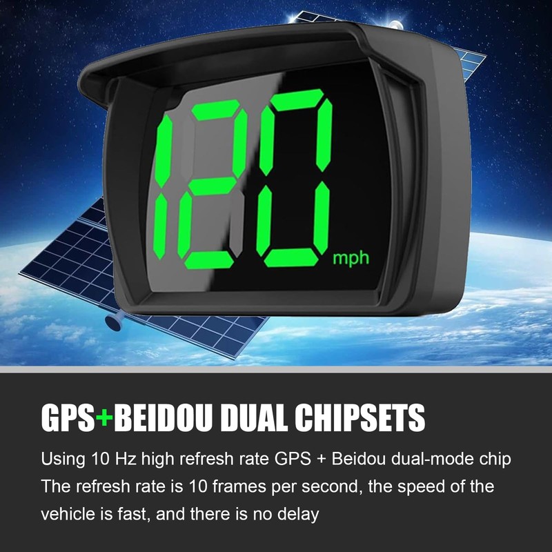 Downhill 1 PC GPS Speedometer HUD Display, Y03 Head Up