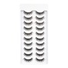 EMEDA 10 Pairs False Eyelashes, Natural Look, Cateye Eyelashes, Natural