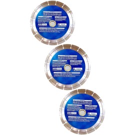 FCI ent. DCH 230 hand saw 9" Diamond Blade stone Concrete blade proper rpm rating (3pk)