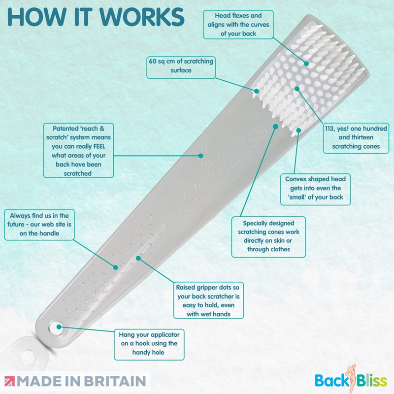 Back Scratcher for Men and Women - Made in Britain