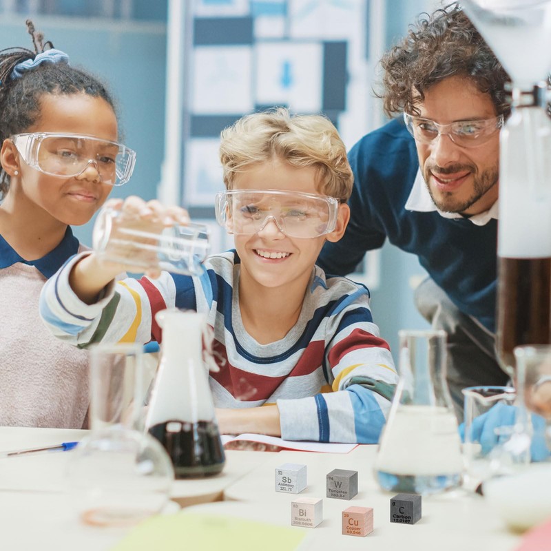 sourcing map Copper Cube, 1.5 Inch High Density Metal Element