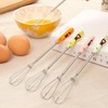 Whisking Cream Butter Ceramic Handle Egg Beaters Manual Stainless Steel