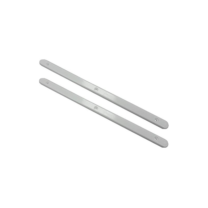 Merriway® BH07112 (8 Pcs) White Plastic Drawer Slides 310mm (12.5