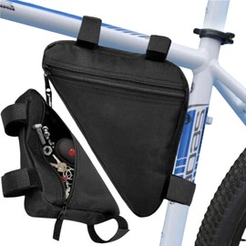 ZDL Triangle Bag for Bicycle, Frame Bag, Triangular Bike Frame Bag, Waterproof Triangular Frame Bag for Bicycle, Triangle Saddle Bag
