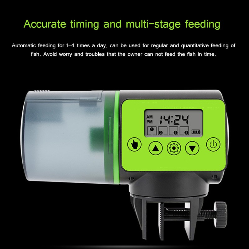 Automatic Fish Feeder Electric Auto Fish Feeder Aquarium Tank Timer