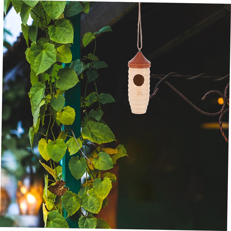 SUPVOX Bird Nesting Cave Hummingbird House Outdoor Garden Decor Bird