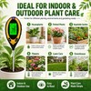 4-in-1 Soil Moisture Meter for Plants, Digital Soil pH Tester