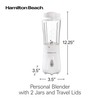 Hamilton Beach Portable Blender for Shakes and Smoothies with 14