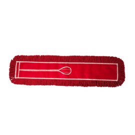 Tidy Tools Commercial Dust Mop Replacement Head – 36 x 5 in. Cotton Nylon Reusable Mop Head – Industrial Dust Mop Refill for Floor Cleaning & Janitorial Supplies, Red