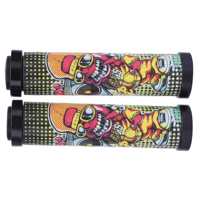 Handlebar Grips Fashionable Pattern Comfortable Cycling Equipment for Mountain BikesF