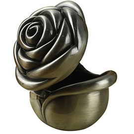 Unendlich U Classic Rose Shape Women's Jewellery Box Jewellery Box Jewellery Box Jewellery Box Jewellery Box Ring Box Small / Large, Tin