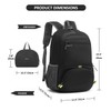 MRPLUM 25L-30L Rucksack Foldable Ultralight Packable Backpack, Unisex Durable Handy