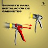 2 Soportes Instalación De Gabinetes Poste Ajustable 115 Cm