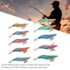 10 Pcs Shrimp Shape Fishing Baits,Bass Fishing Lures,Colorful Artificial Shrimp