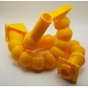 Flexible Shop Vacuum Hose, 1.25 Inch, 18 Couplings with Mounting
