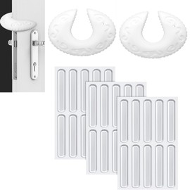 2 PackDoor Slam Stopper, Anti Door Slam with 30 Door Finger Guards, Foam Door Stopper for Kids, Baby Door Safety Finger Protector, Door Silencer for Child Proofing