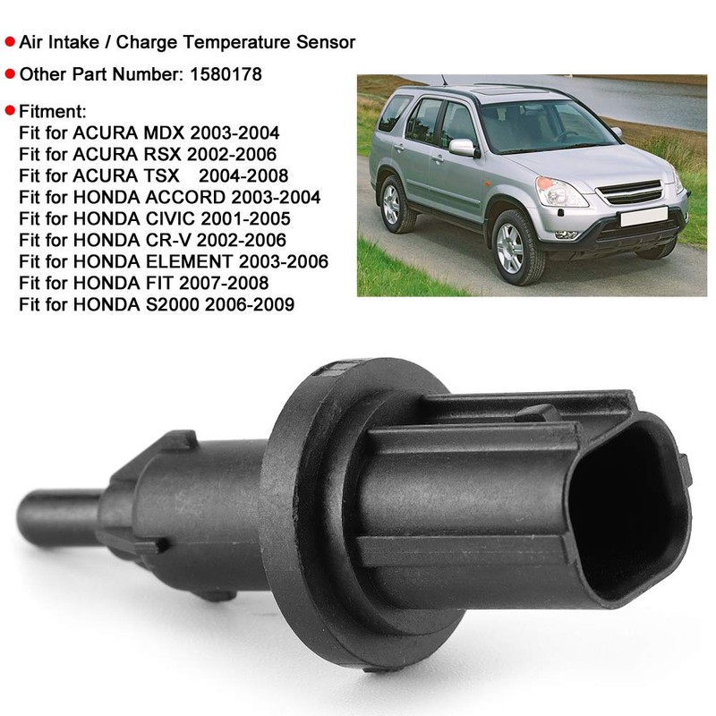 Air Intake Temperature Sensor IAT Sensor 1580178 Replacement Fit for