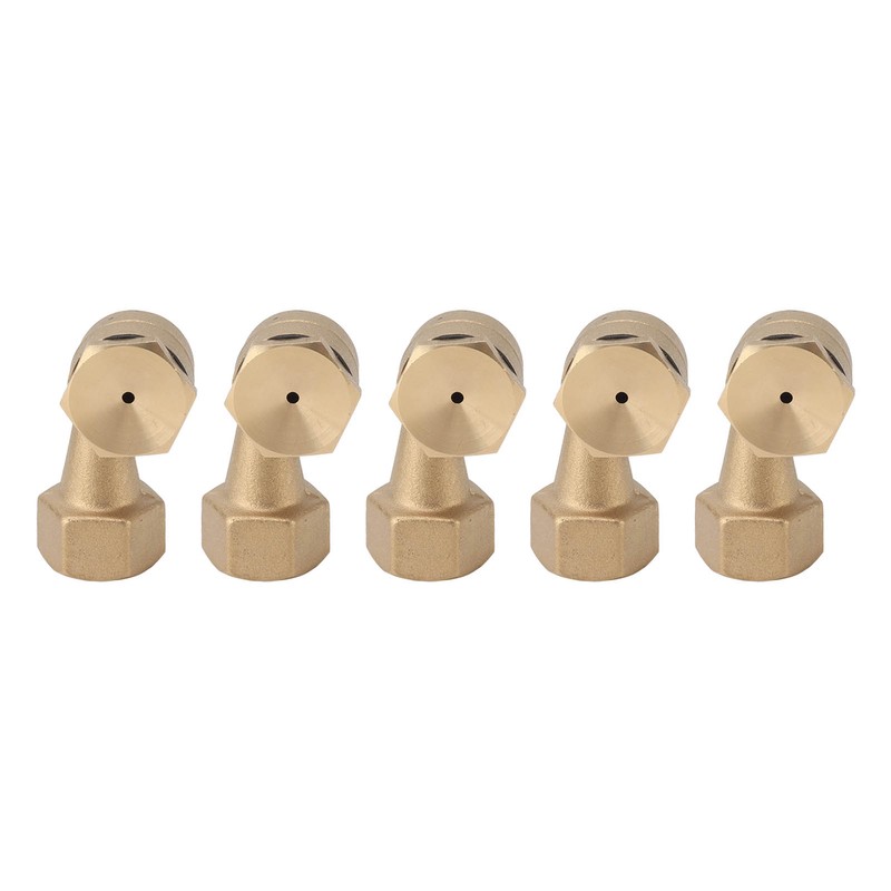 5PCS G1/2in Female Thread Brass Deck Jet Nozzles Durable Waterscape