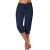 Bwogeeya - Pantalones de yoga capri para mujer, pantalones de