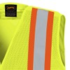 Pioneer High Visibility Mesh Tear-Away Safety Vest with Adjustable Front,