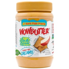 Wow Butter Natural Free Creamy 1 1 pound, 500g / 와우버터 내추럴 프리 크리미 1 1파운드, 500g