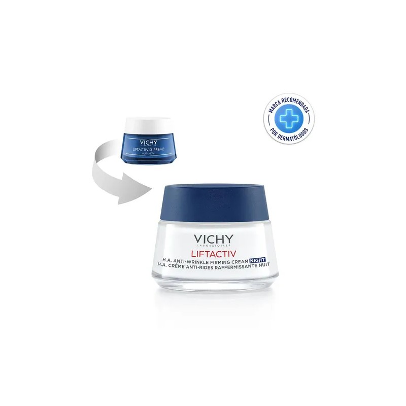 Crema De Noche Antiedad Vichy Liftactiv Efecto Lifting 50ml Para