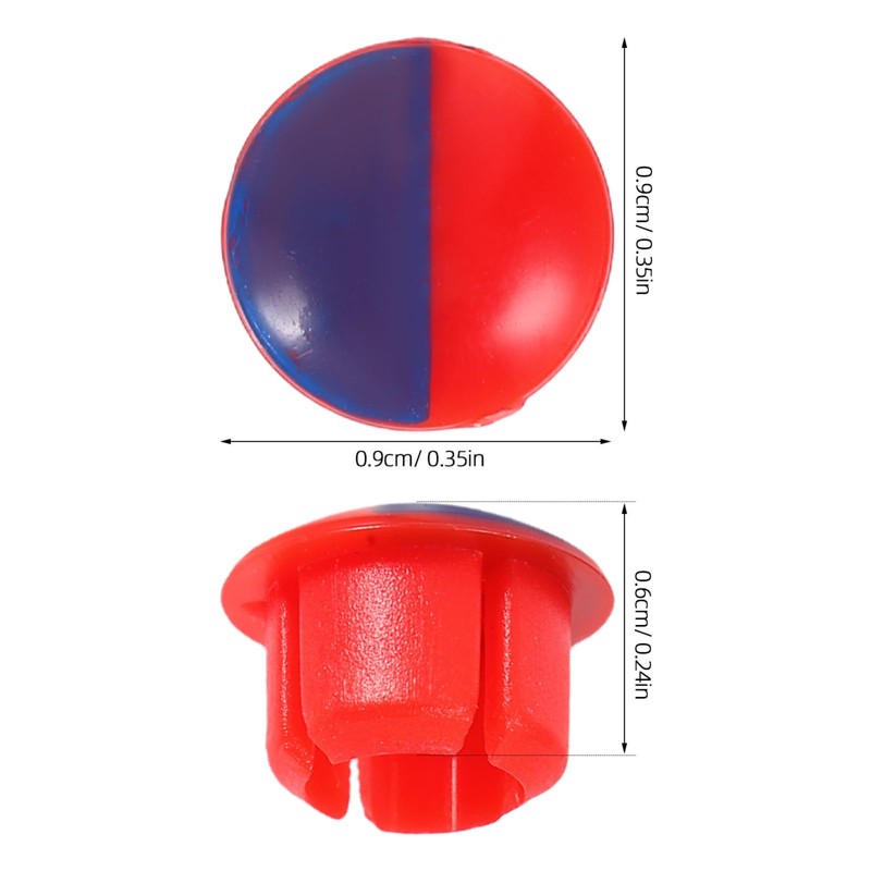 Mipcase 20pcs Cold Hot Water Indicators, Hot Cold Water Caps