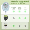 4-in-1 Soil Moisture Meter, Moisture Meter for Plants, Soil Ph