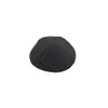 Majestic Giftware 4 Part Black Terylene Kippah - Size 6