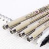6pcs Fine Tip Pens Glossy Writing 13.5cm Length Waterproof Line