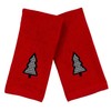 Decorative Christmas Theme Red Towel Set: Luxury Bathroom Fingertip Towels,
