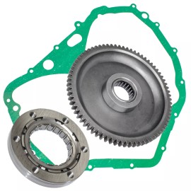 Caltric Starter Clutch Sprag Idler Gear for Arctic Cat 400 4X4 2X4 Manual 2003-2008