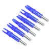 6Pcs Lighted Arrow Nocks High Visibility High Light Transmittance Waterproof