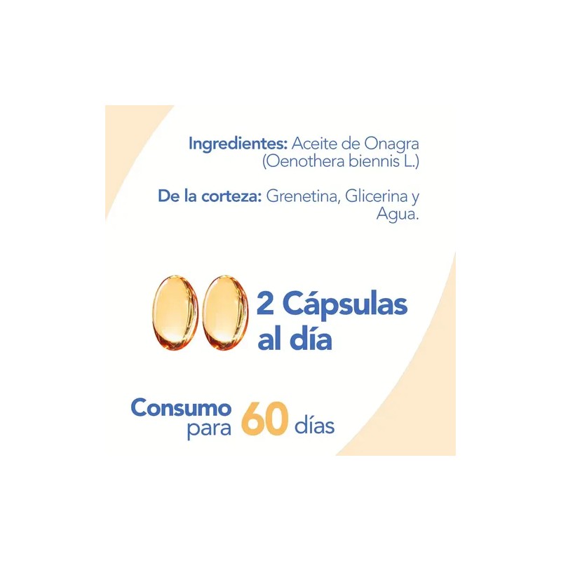 Aceite De Onagra (Prímula) 120 Softgels De 700mg Natgel