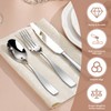 40-Piece 18/10 Heavy Flatware Set for 8, Thick Handle Forged