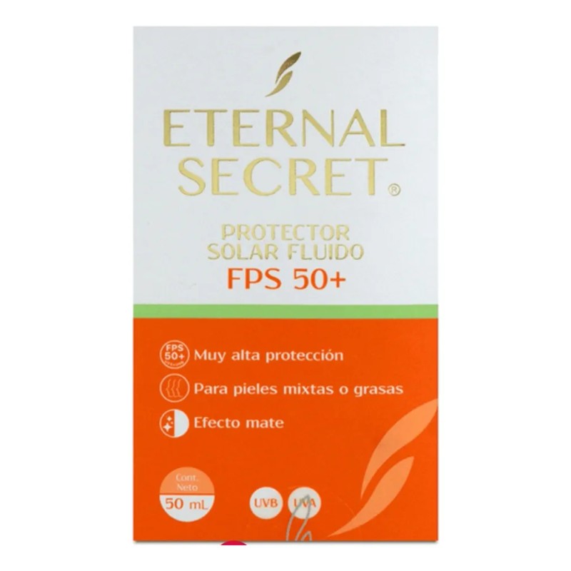 Protector Solar Fluido Fps50+ 50ml Fluido Eternal Facial