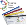 Durafile Clear Pencil case | Pack of 4 Pencil Cases