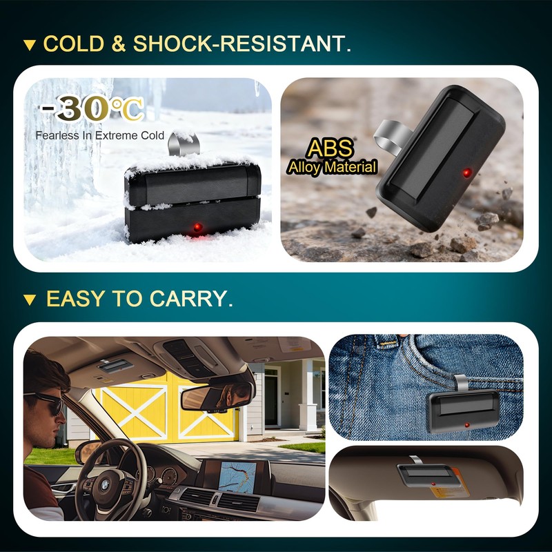 2 for 950ESTD Chamberlain Garage Door Opener Remote, Yellow Learn