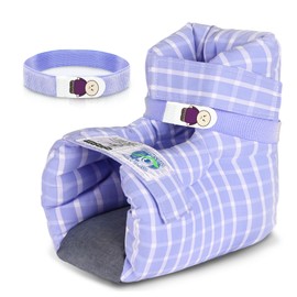 Ehucon Heel Protectors Bed Sore Pillow Cushion for Pressure Sores,Foot Pillows Support Boot for Bedridden Patients Supplies, Ankle Pillow for Foot Pain - 1 PC