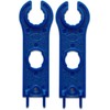 2Pcs Blue Home Improvement Tools 2Pcs Solar Panel MC4 Connector