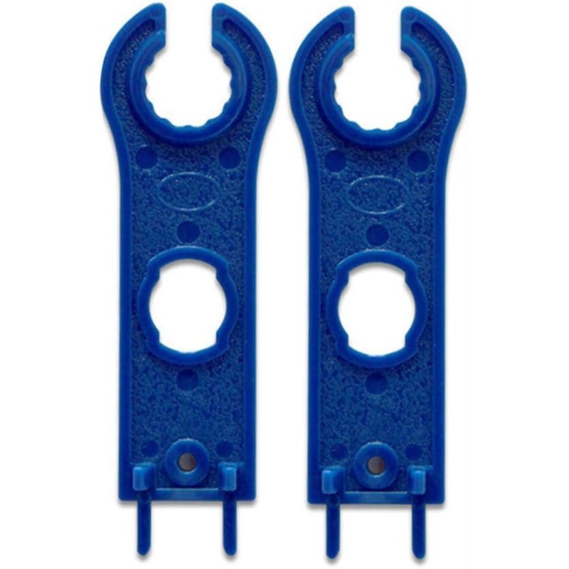 2Pcs Blue Home Improvement Tools 2Pcs Solar Panel MC4 Connector